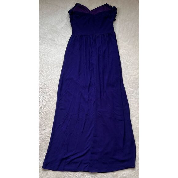 LULUS Exclusive Slow Dance Strapless Navy Blue Maxi Dress - Picture 9 of 11